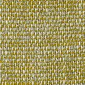 Woven fabric sample with horizontal stripes in mustard yellow and light gray, dense texture, matte finish, label reads “swan > fabric (h) > h 619.”